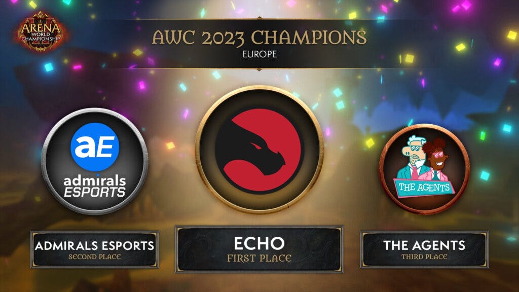 Admirals Esports earned second place in the 2023 European WoW AWC Grand Finals (Image via Blizzard Entertainment)