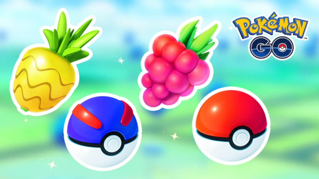 Prepare for the event by getting enough Berries and Pokéballs (Image via Niantic, Inc.)