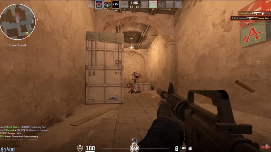 CS2 gameplay screenshot (Image via Valve Corporation)