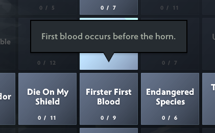 An example of a mission on the Dota 2 Compendium's Bingo Card.<br>(Screenshot from Dota 2)