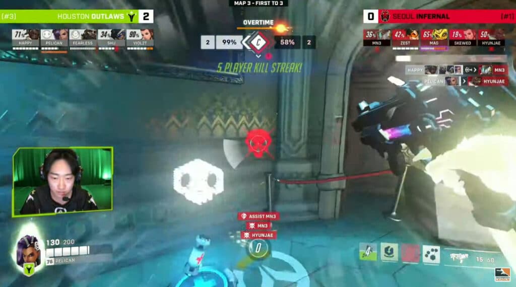 Houston Outlaws versus Seoul Infernal (Image via Blizzard Entertainment)