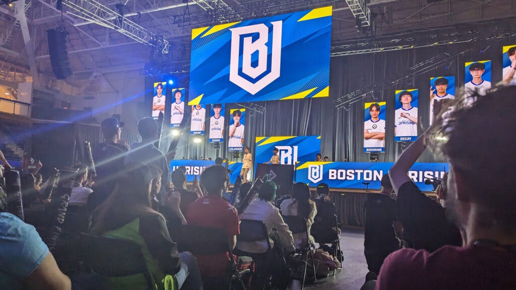 Boston Uprising at the Overwatch League 2023 Playoffs (Image via esports.gg)