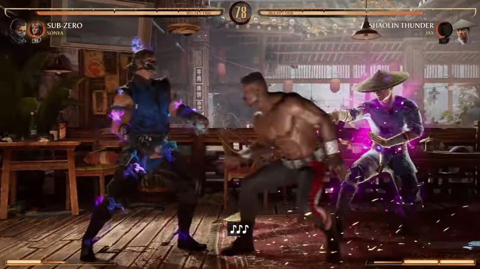 Gameplay of Jax as a Kameo fighter (Image via Warner Bros. Games)