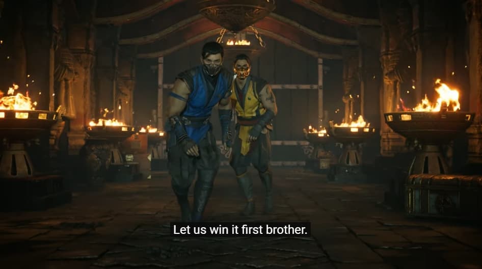 Sub-Zero and Scorpion in Mortal Kombat 1 (Image via Warner Bros. Games)