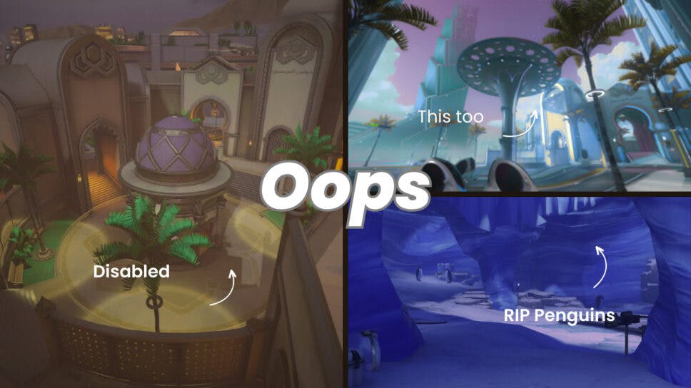 Overwatch 2 maps Oasis and Antarctic disabled yet again due to bugs [FIXED] cover image