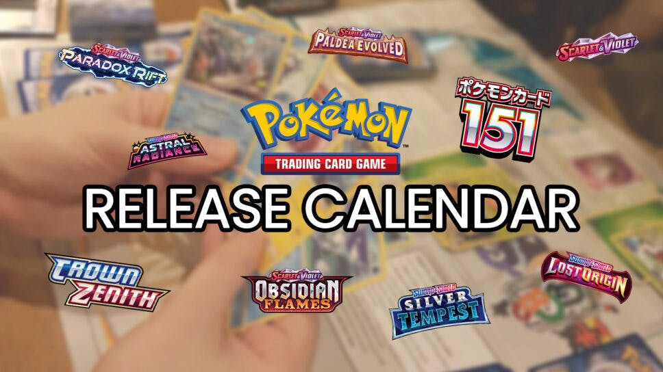 Pokemon TCG new set release calendar: When the newest Pokemon TCG sets are being released cover image