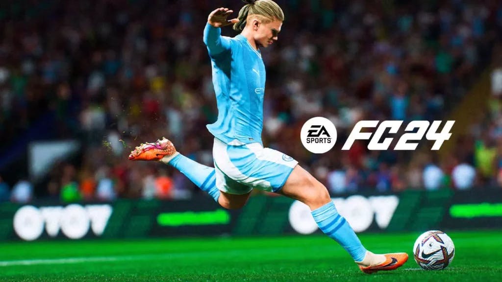 Manchester City forward Erling Haaland is the cover star for EA FC 24.