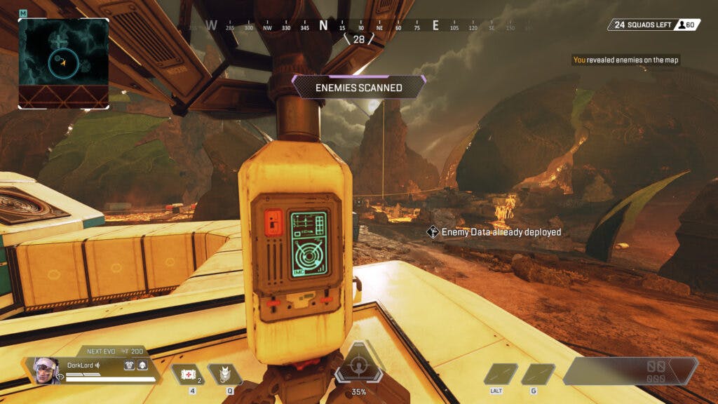 Recon Legends can use Survey Beacons on the map to reveal enemy positions on the map for a short duration.
