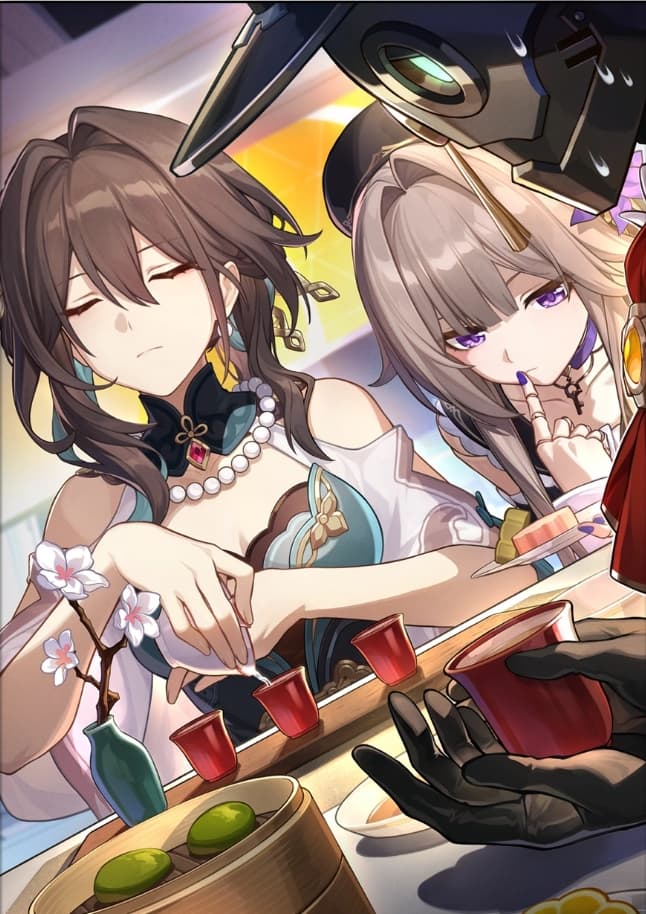 Ruan Mei and Herta in Geniuses' Repose Light Cone