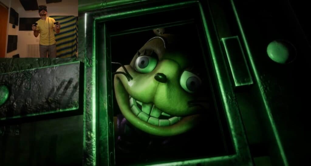 Vanny as seen near the end of Help Wanted 1 (Screenshot via Markiplier on YouTube)