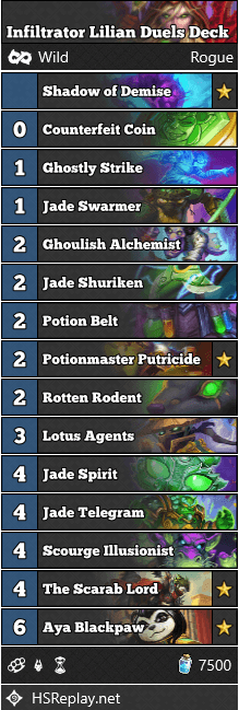 Infiltrator Lilian Duels Deck