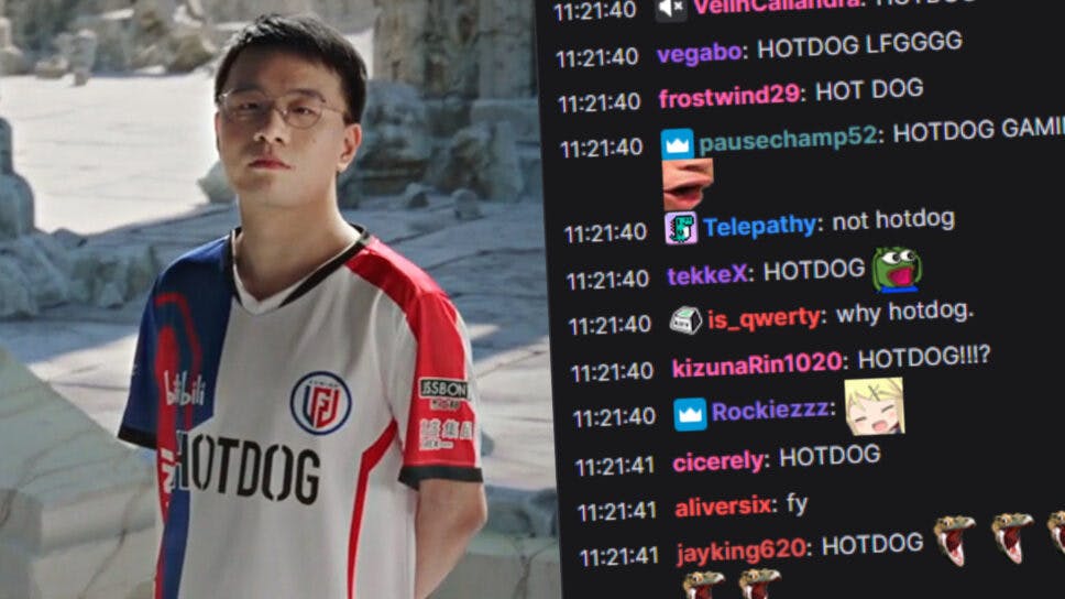 LGD Gaming’s HOTDOG sponsor quickly becomes a meme during TI12 cover image
