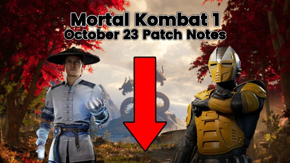Mortal Kombat 1 patch notes for October 23 update cover image