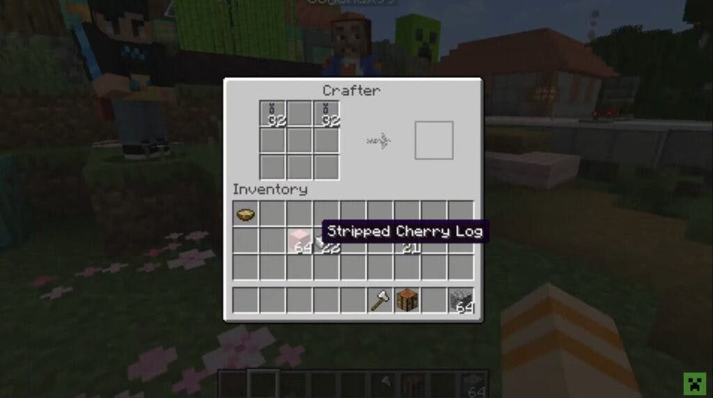 The Crafter in action (Image via Mojang)
