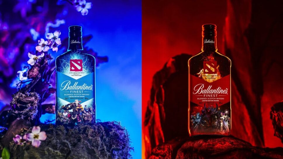 Ballantine’s reveals limited edition Dota 2 Blended Scotch Whisky cover image
