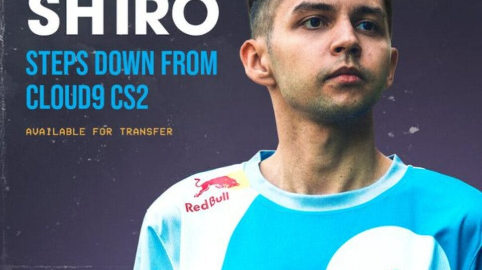 Sh1ro steps down from Cloud9 CS2 roster cover image