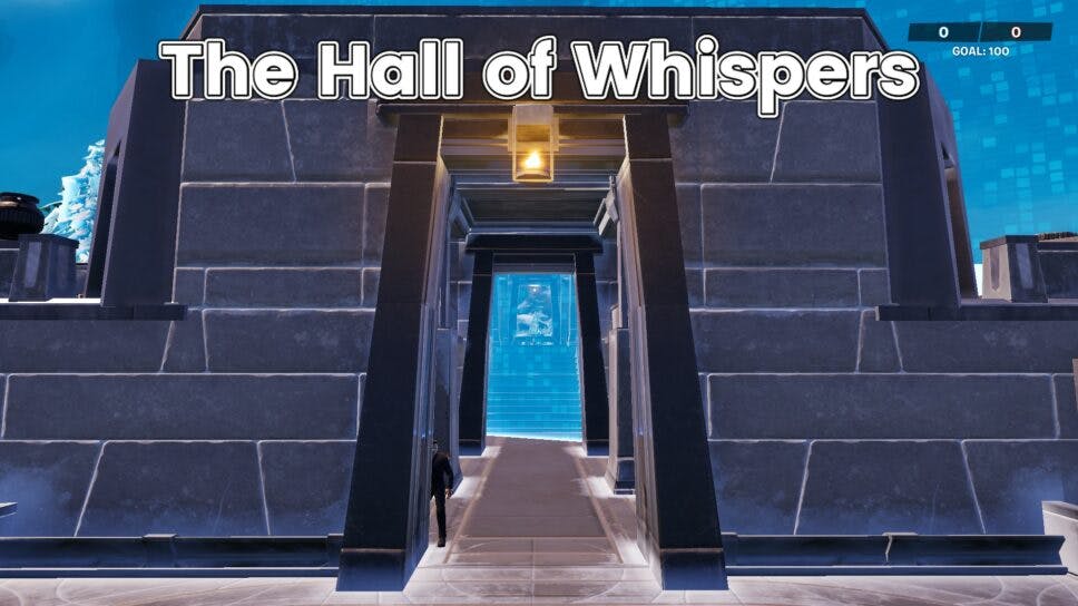 Where to find the Hall of Whispers in Fortnite cover image