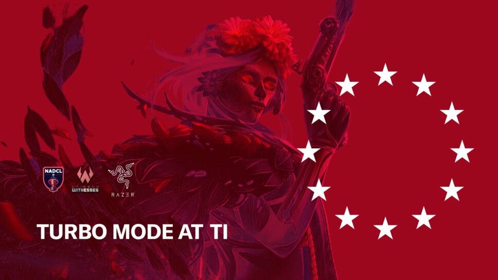 Crimson Witnesses x NADCL TI12 finals watch party: Play alongside PPD, Universe, and more in the Turbo Mode tournament cover image