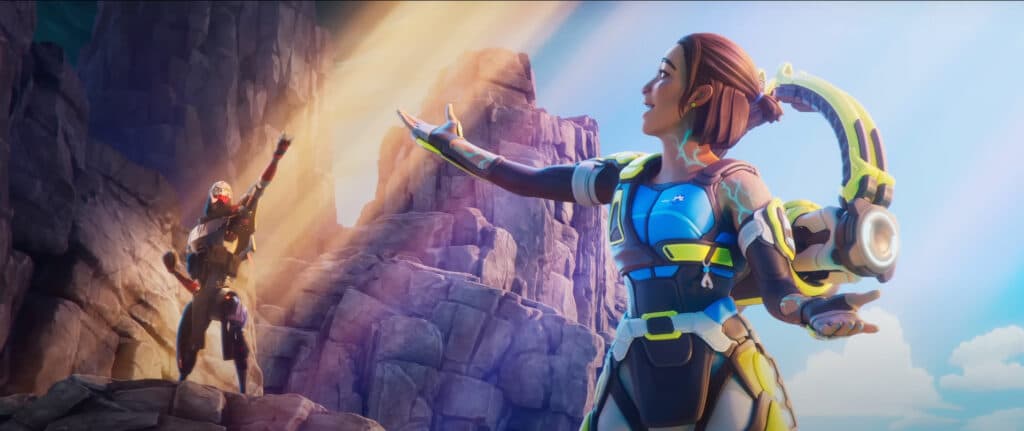 Conduit and Revenant together mid-song (Image via Apex Legends on YouTube)