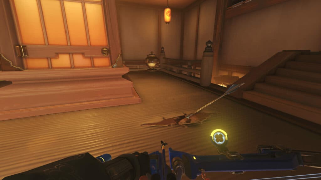 The Hanamura map features references from the Dragons cinematic (Image via Blizzard Entertainment)