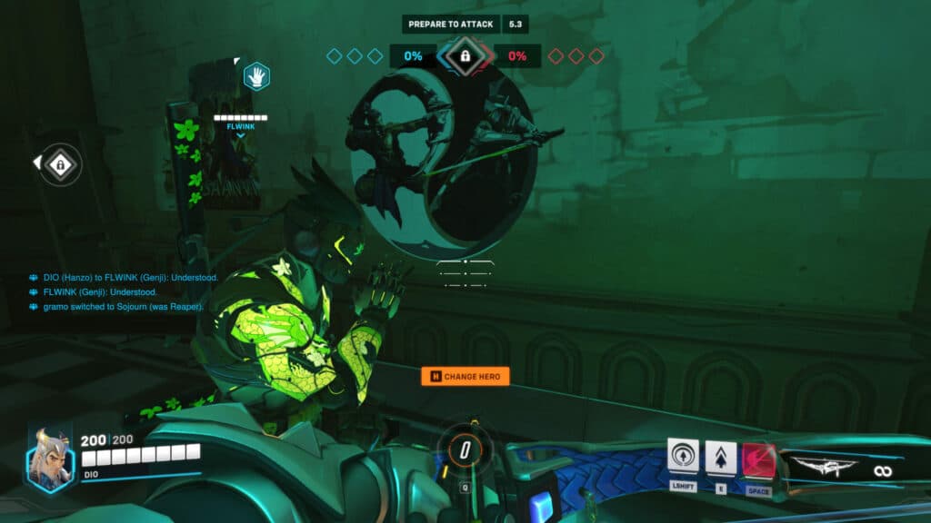 Hanzo and Genji's yin-yang sprays (Image via Blizzard Entertainment)