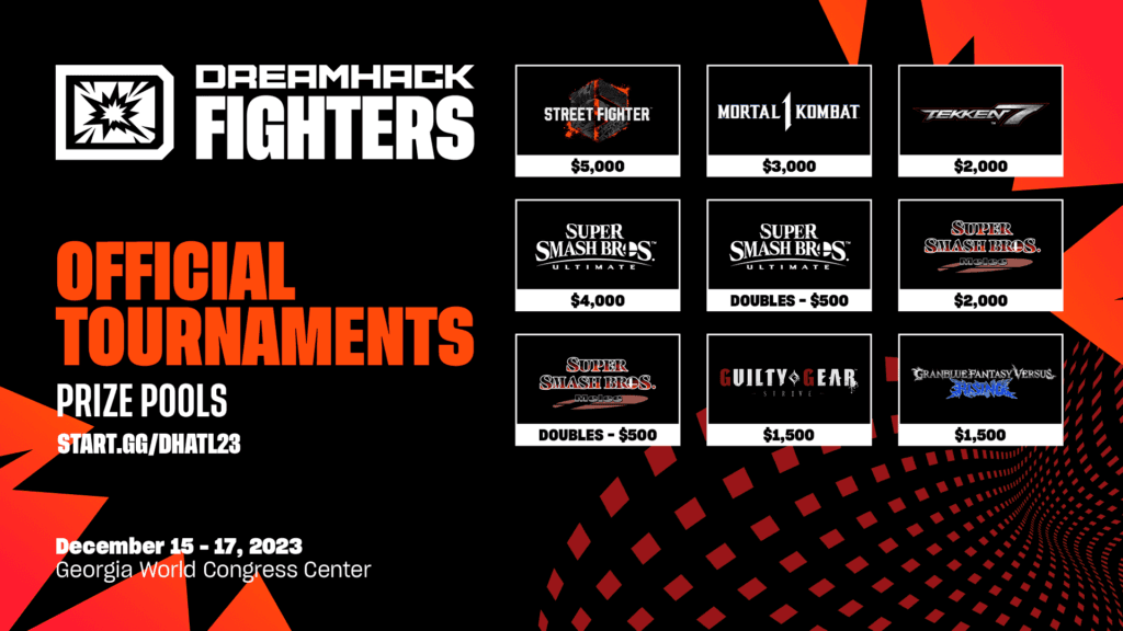 Fighting games at DreamHack Atlanta (Image via ESL FACEIT Group)