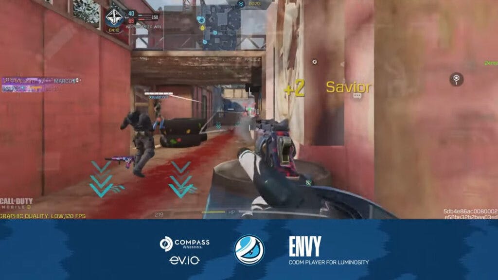 Envy livestreaming CoD Mobile (Image via Envy)