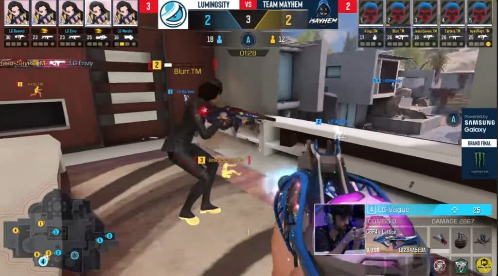 Luminosity versus Team Mayhem (Image via ESL Gaming)