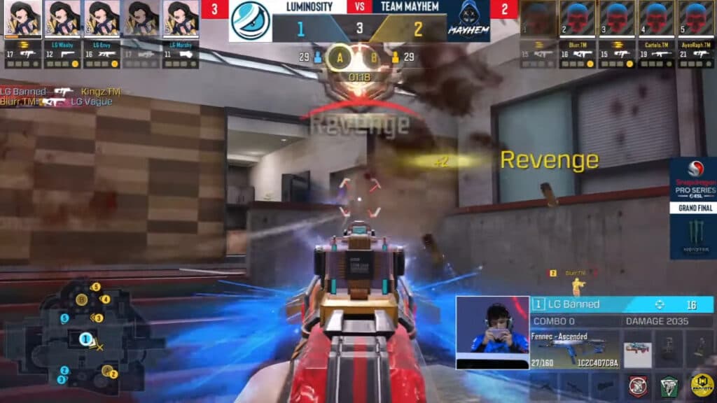 Luminosity versus Team Mayhem (Image via ESL Gaming)