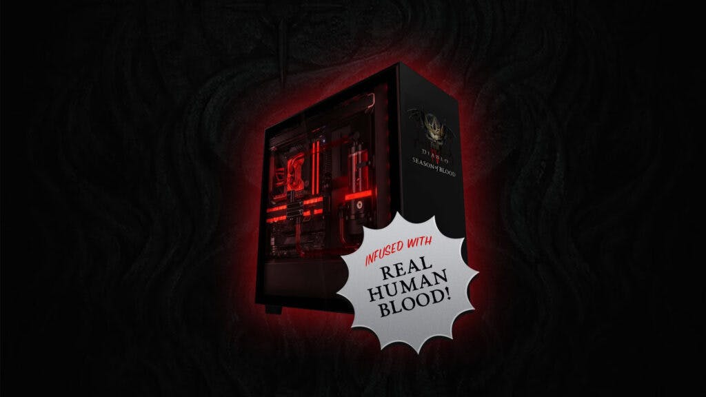 Diablo 4 PC infused with real blood (Image via Blizzard Entertainment)