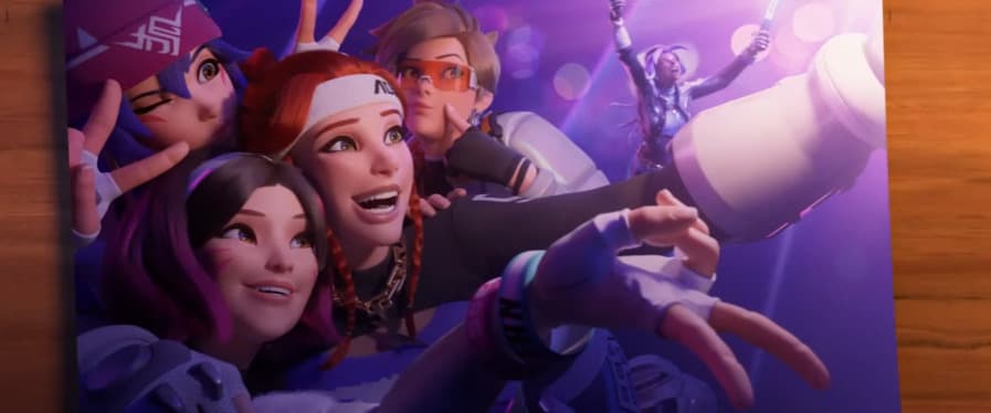 Overwatch 2 LE SSERAFIM Perfect Night music video screenshot (Image via Blizzard Entertainment)