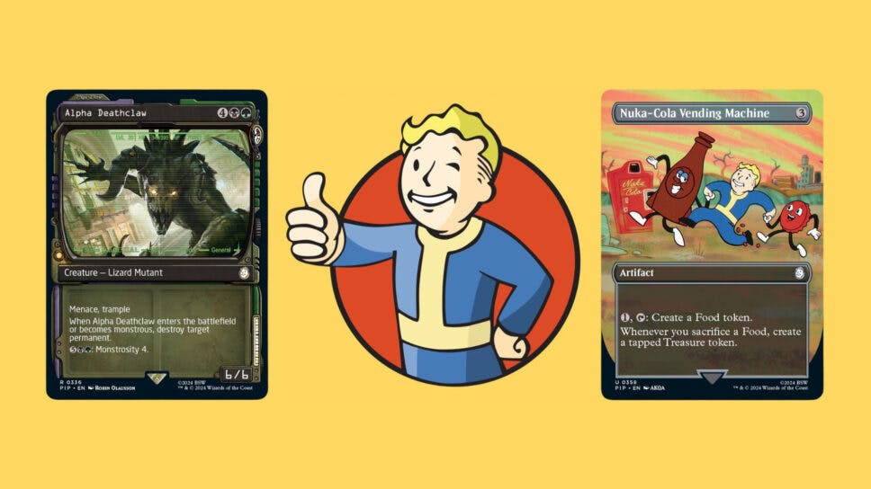 War (Magic: The Gathering) never changes: Our first peek at the MTG x Fallout set cover image
