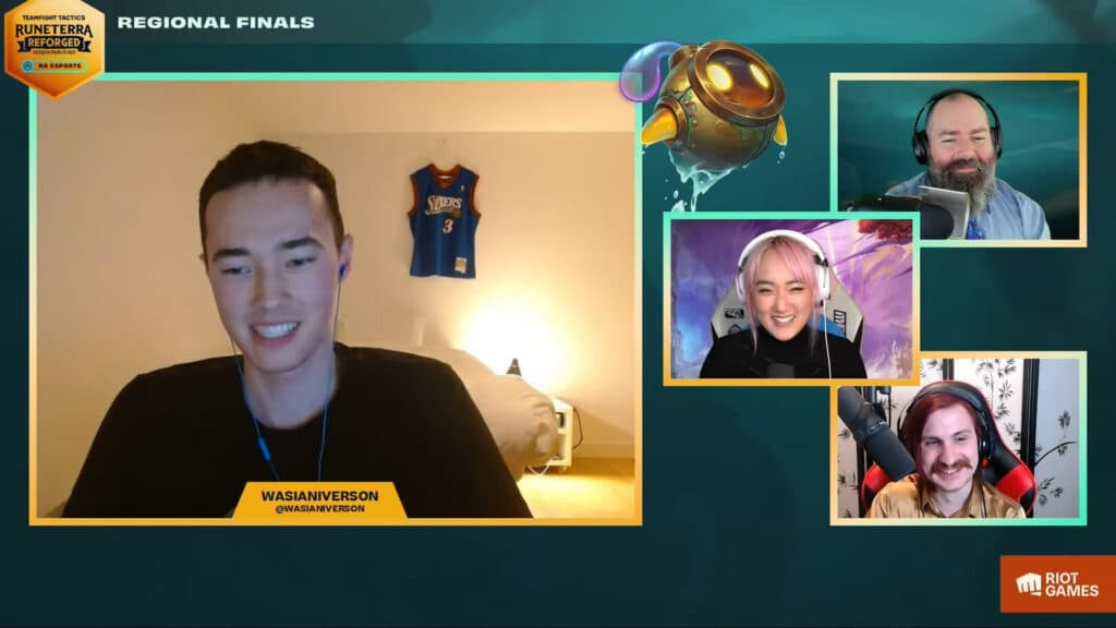 Wasianiverson's interview with Admirable, Nekkra, and Casanova (from top to bottom) (Image via Riot Games)