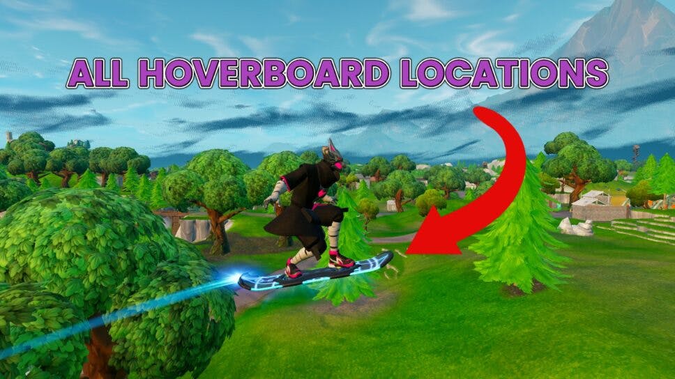 All Hoverboard locations in Fortnite OG cover image