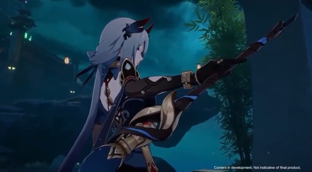 Hanya in the Special Program trailer wields the Oracle Brush as her weapon