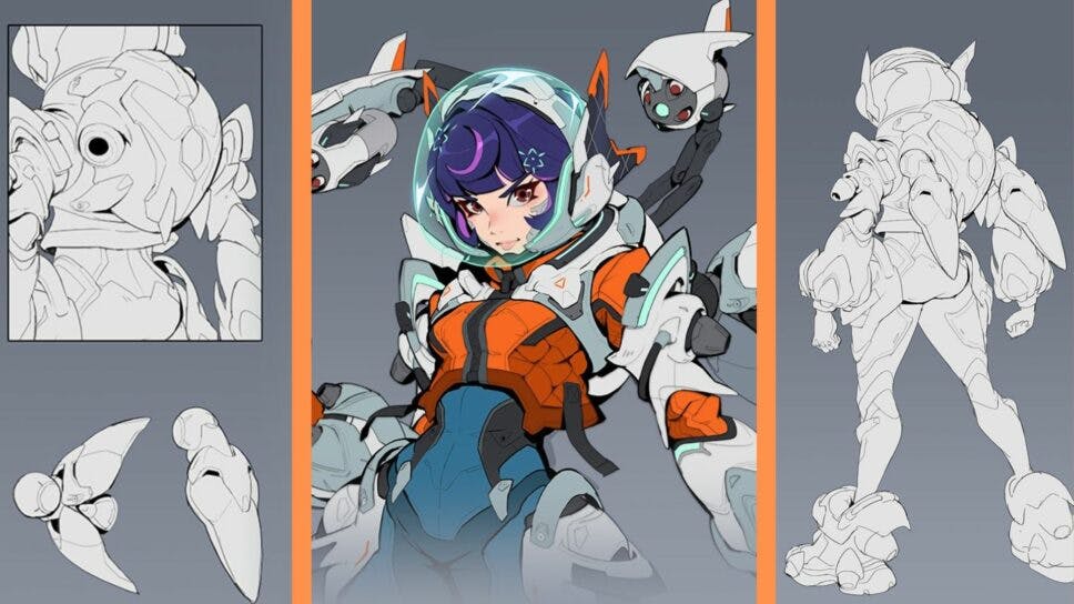 Overwatch 2 teases Space Ranger concept art, kit, and lore cover image