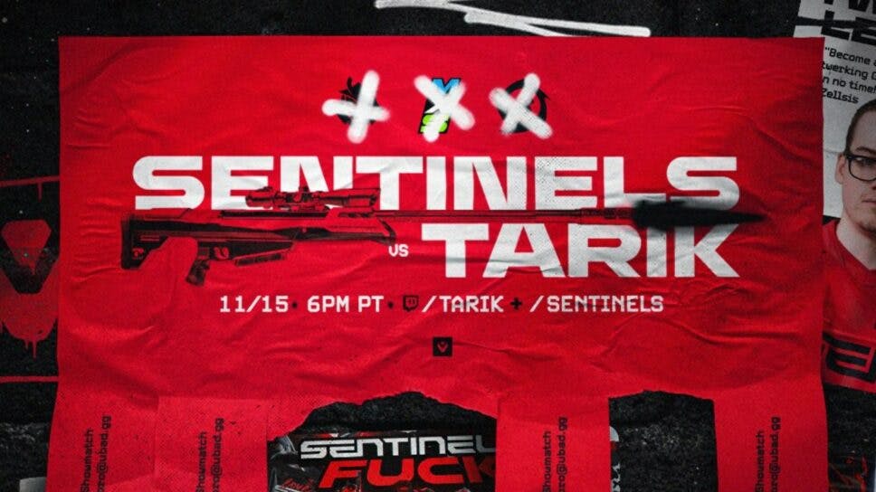 Sentinels vs Tarik VALORANT Showmatch: Tarik’s superteam will attempt to defeat the undefeated cover image