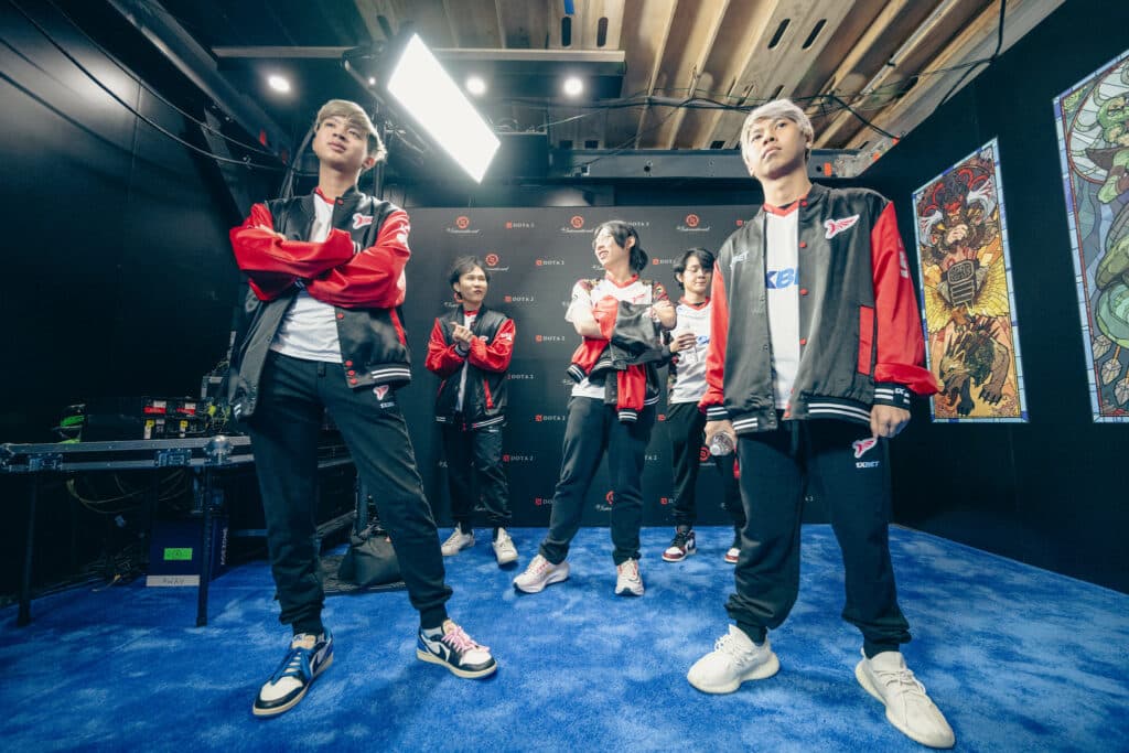 Talon Esports bowed out of TI12 in the 9th-12th place.<br>(Image via Valve)