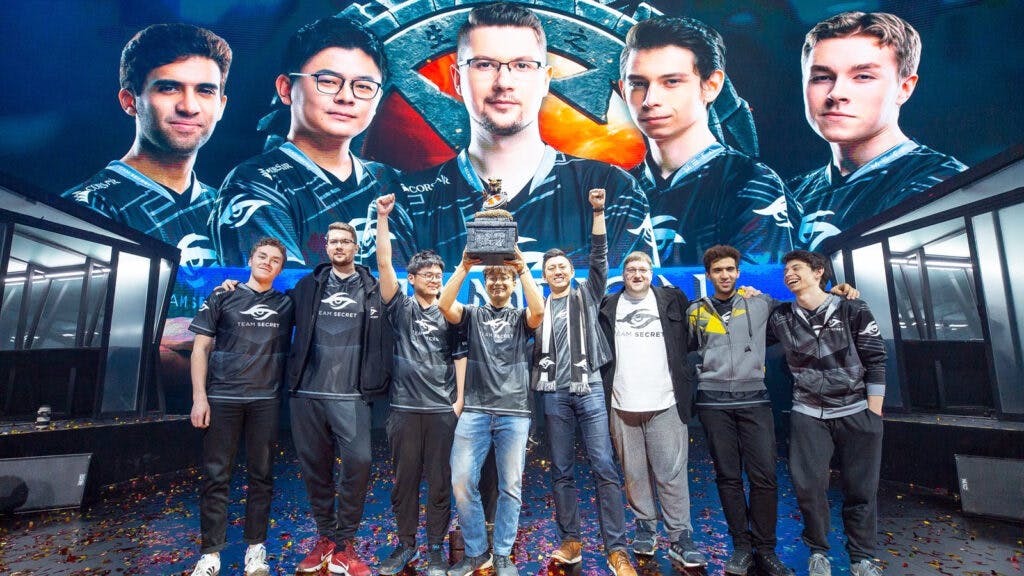 MidOne claimed a Major victory with Team Secret during the 2019 Chongqing Major.<br>(Image via <a href="https://twitter.com/teamsecret/status/1618919887644270592/photo/1">Team Secret</a>)