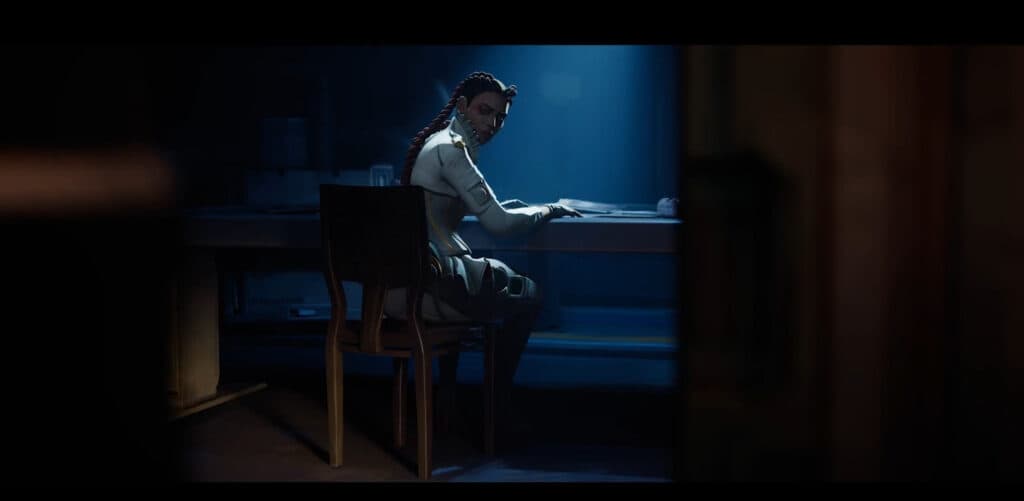 Loba after arguing with Valkyrie (image via Apex Legends on Twitter)