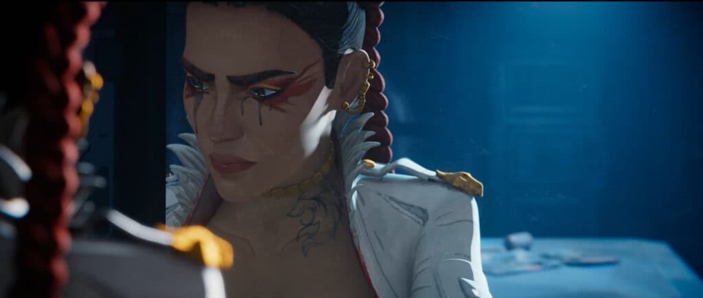 Loba after discussing killing Revenant with the Simulacrum himself (image via Apex Legends on Twitter)