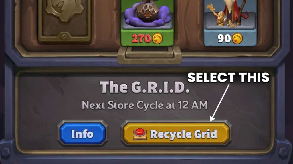 Big Red Buttons are used to refresh your G.R.I.D.