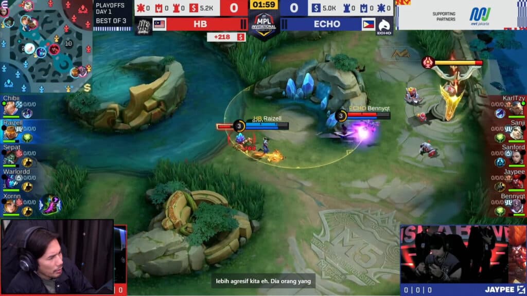 Soloz streaming Mobile Legends on Facebook.<br>(Image via <a href="https://www.facebook.com/soloz322/videos/865967158556975">Soloz's Facebook</a>)