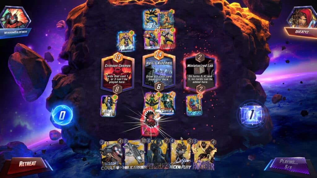 Marvel Snap screenshot (Image via Second Dinner Studios, Inc.)