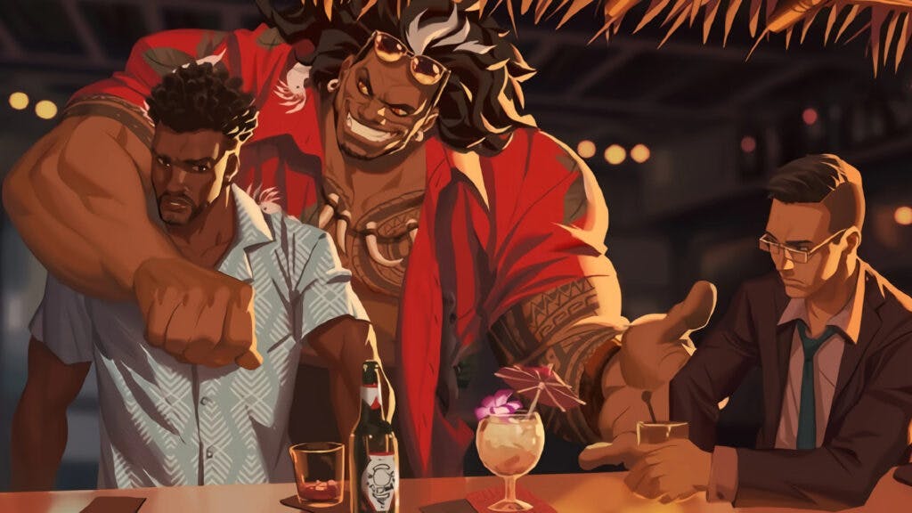 Overwatch 2 Mauga and Baptiste (Image via Blizzard Entertainment)