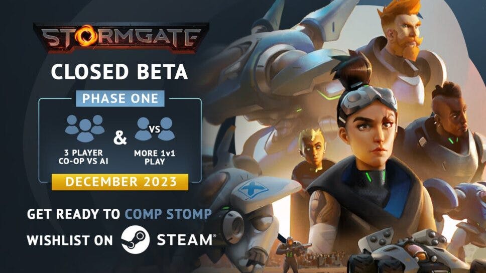 Stormgate closed beta announced for December  cover image