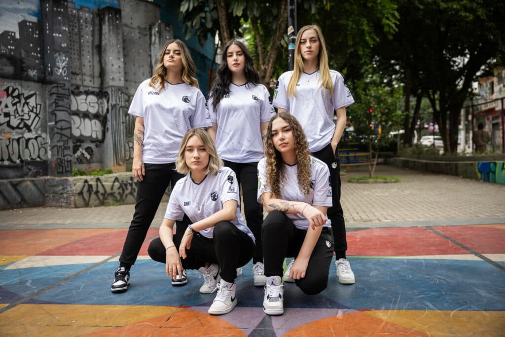 Team Liquid Brazil VALORANT roster 2023 Game Changers Championship (Photo by Adela Sznajder/Riot Games)