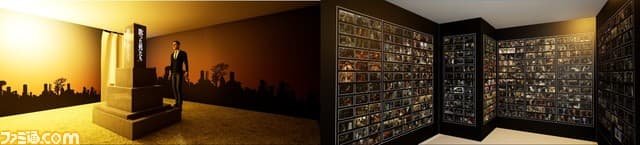 An unfortunately low-res image of the exhibition (Image via Famitsu)