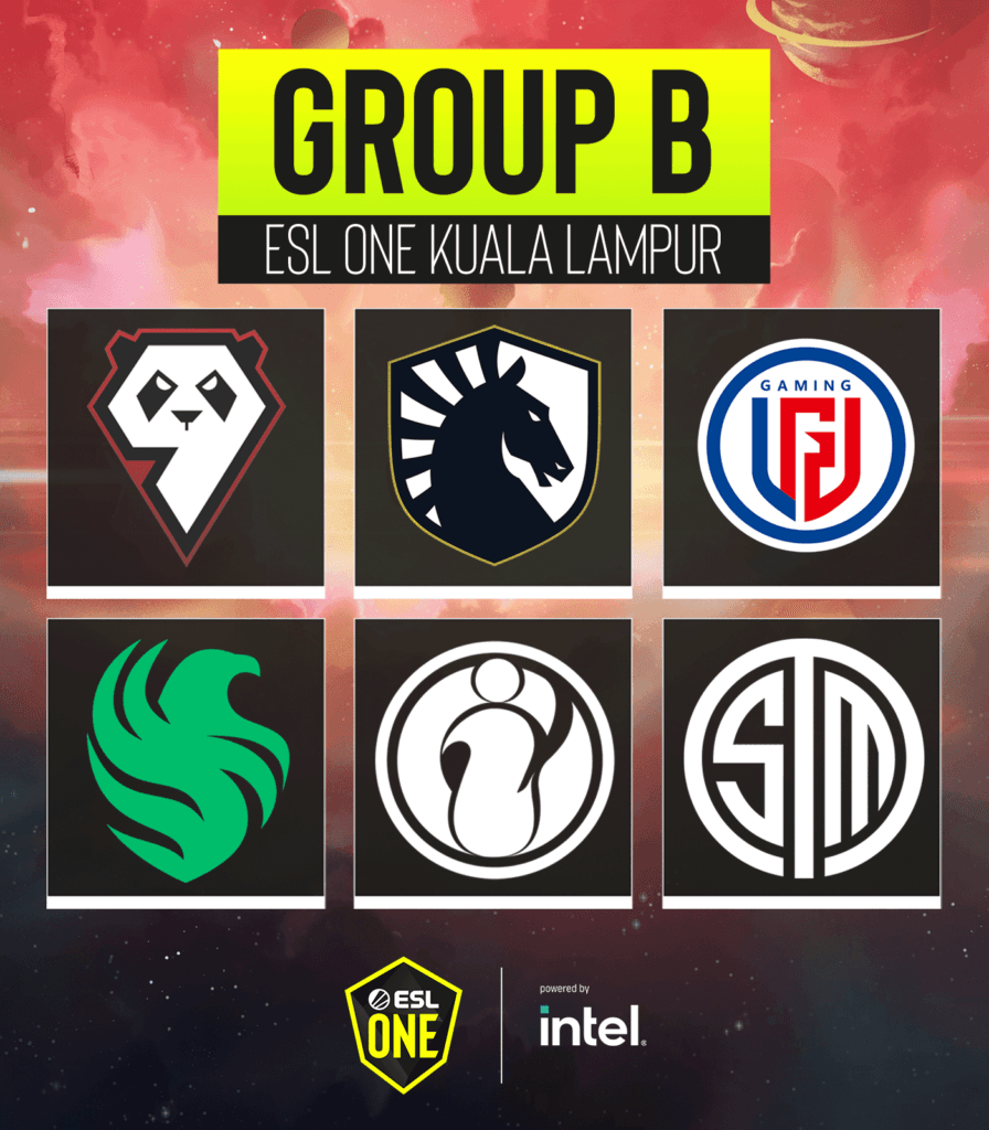 ESL One Kuala Lumpur Group B.<br>(Image via ESL)