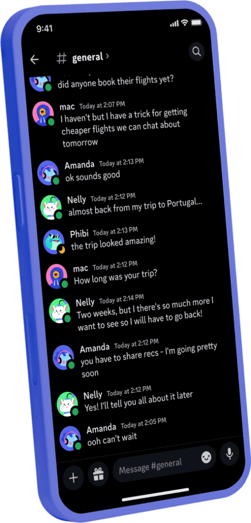 The new Midnight theme with the latest Discord Mobile app redesign.